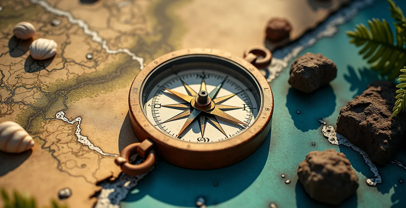 Carte topographique de La Réunion montrant les zones d'hébergement et les temps de trajet entre côte et cirques