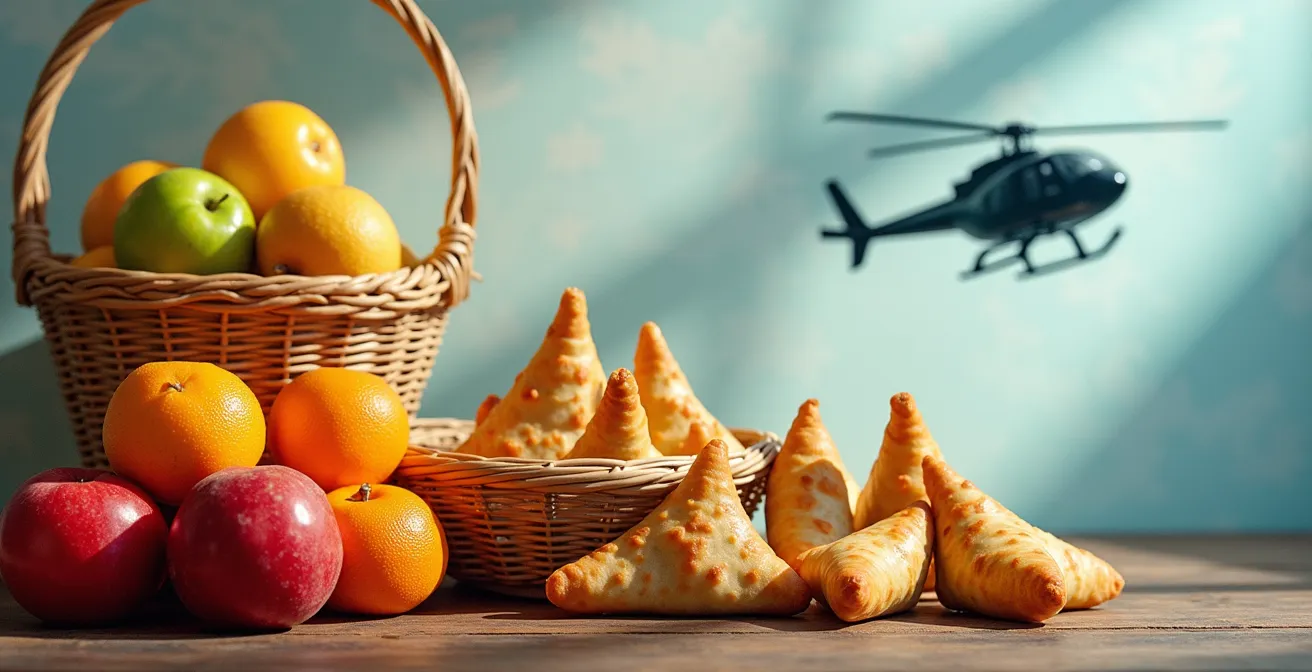 Composition minimaliste montrant des choix budgétaires pour économiser sur un voyage à La Réunion