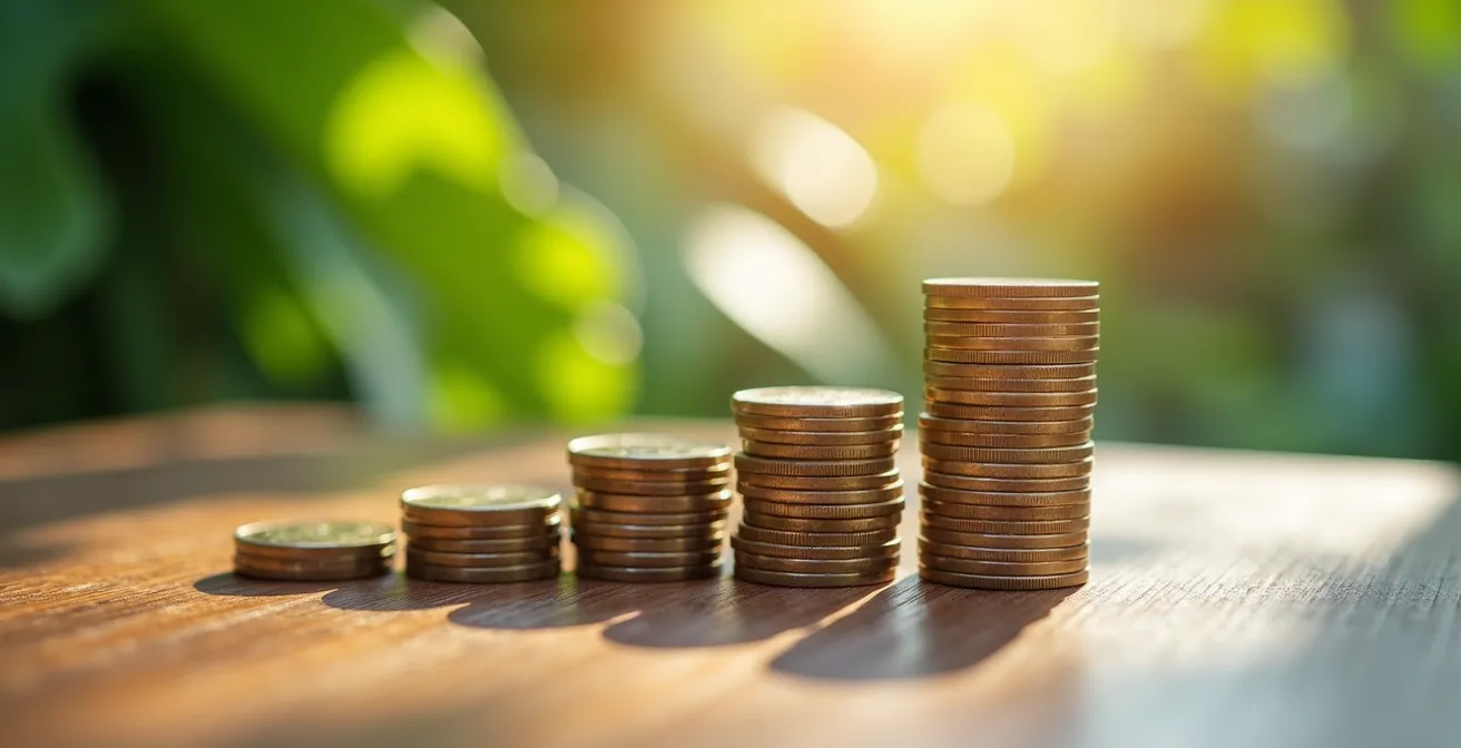 Courbe montrant l'évolution des prix de location saisonnière à La Saline-les-Bains sur l'année