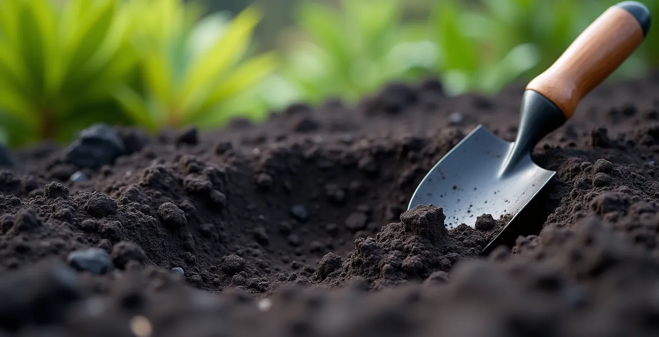 Technique du cathole illustrée dans un environnement volcanique de La Réunion